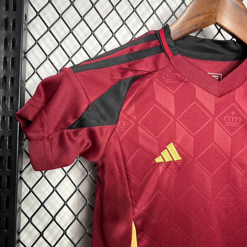 Belgica Euro I 2024 Conjunto Infantil - Kit Kid`s